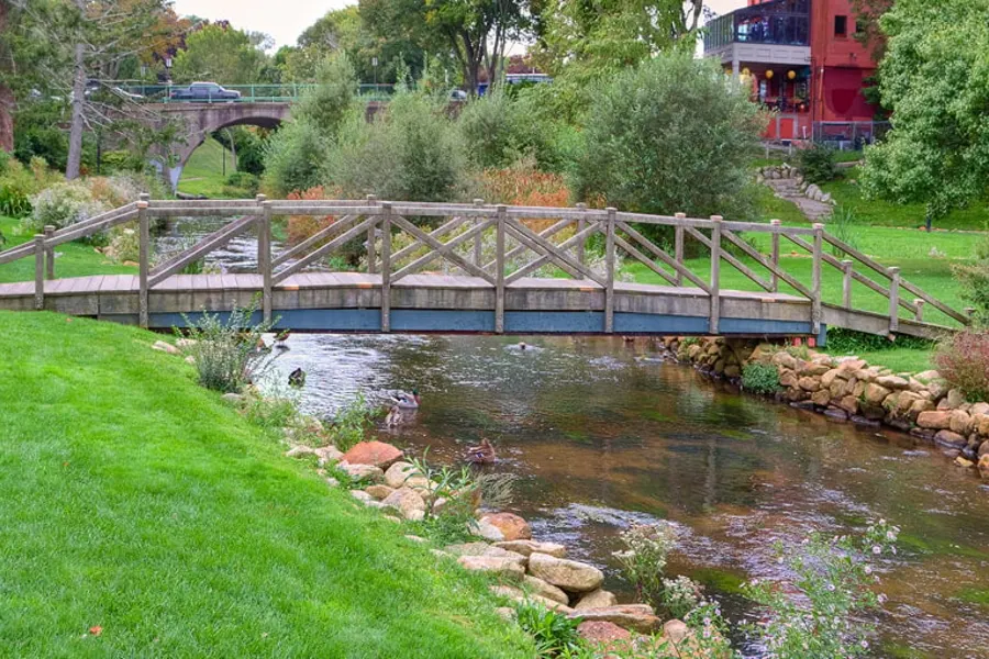 Brewster Gardens in Plymouth, Massachusetts